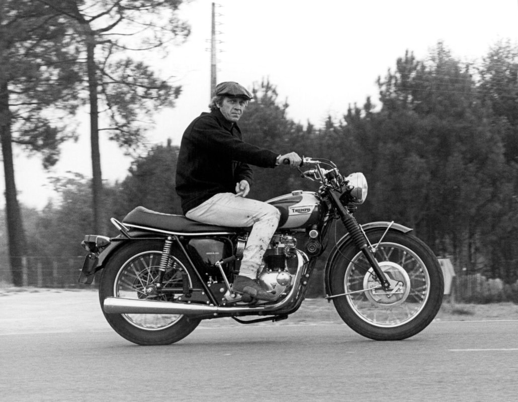 Passionné de moto Steve McQueen