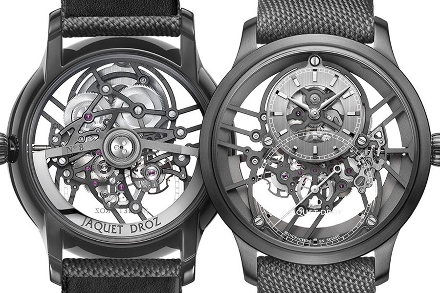 nouvelle version de Jaquet Droz GRANDE SECONDE SKELET-ONE
