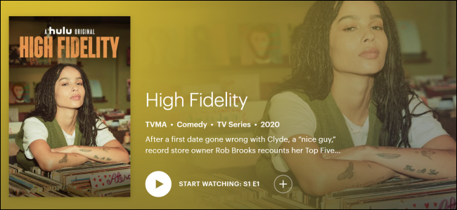 Hulu Original «High Fidelity».