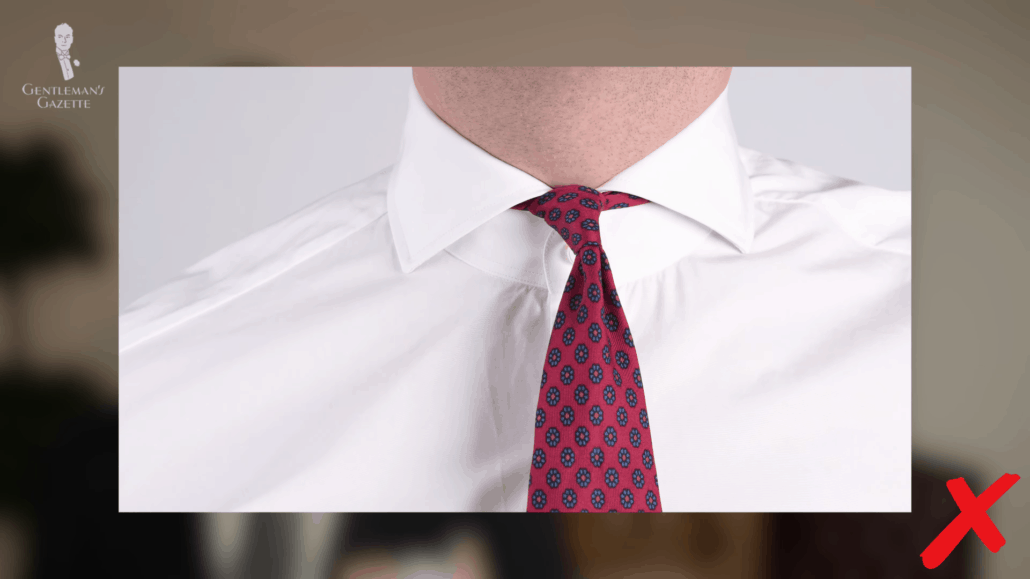 Un nœud de cravate incorrect détruira tout votre look
