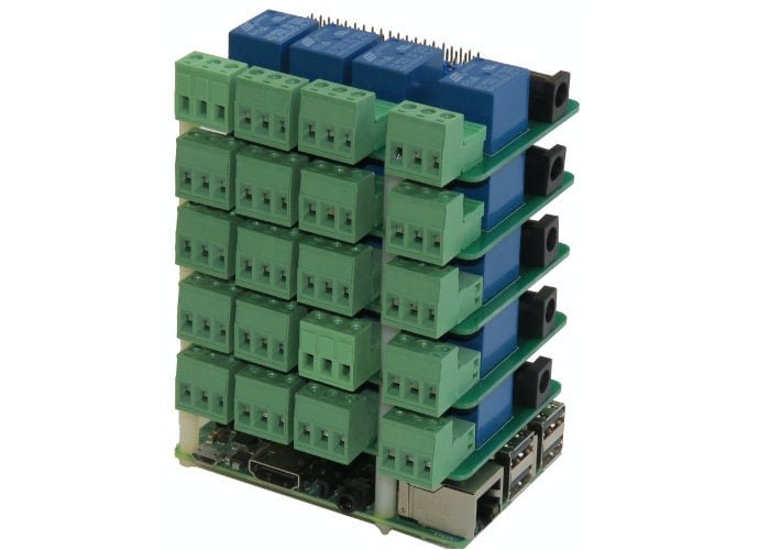 HAT de relais Raspberry Pi empile 8 de haut