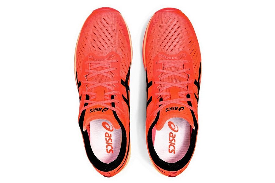 Asics METARACER chaussure de course vue de dessus