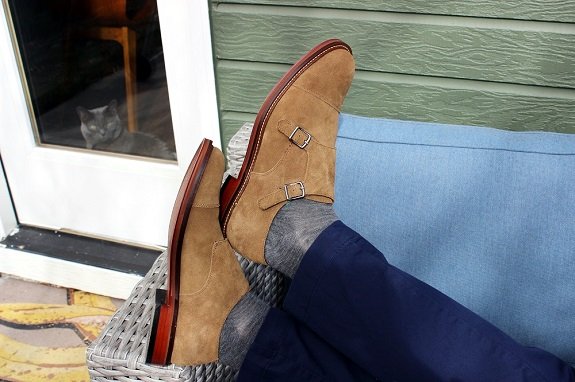 Banana Republic Marden Double Monks sur Dappered.com