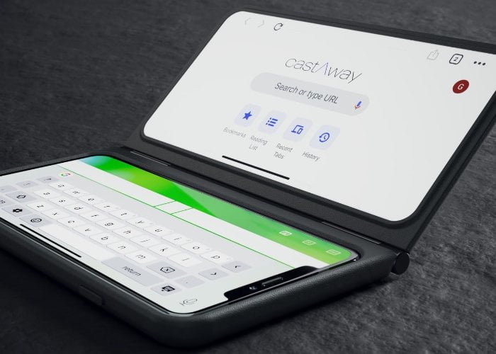 étui pour smartphone à double écran