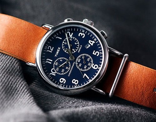 Timex Weekender Chronograph Blue Dial