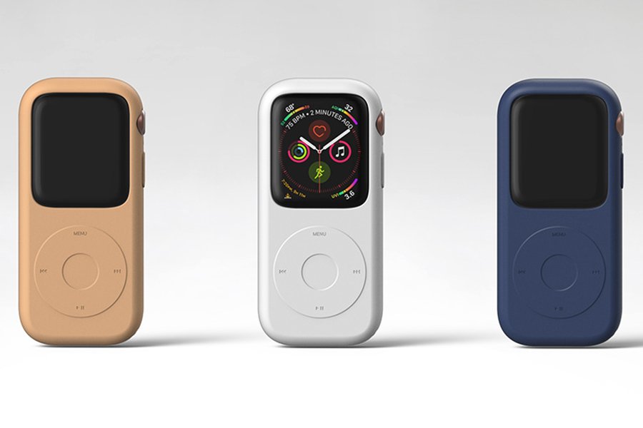 La coque du pod pour Apple Watch varie en couleur