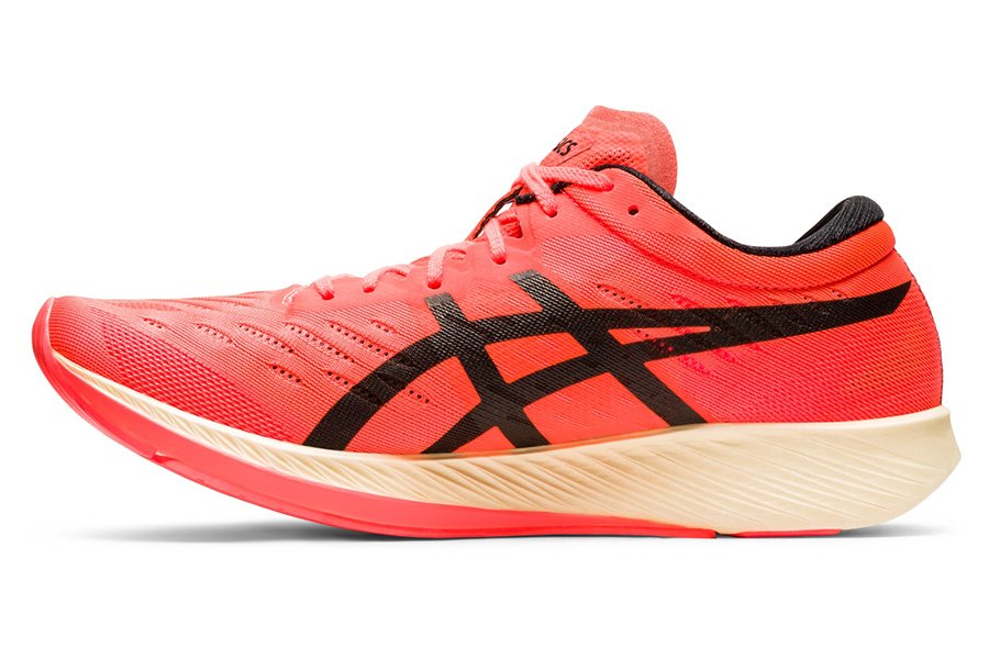 Chaussure de course Asics METARACER côté intérieur