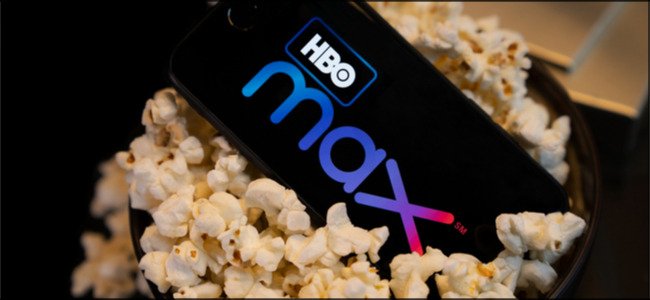 HBO Max dans un bol à pop-corn