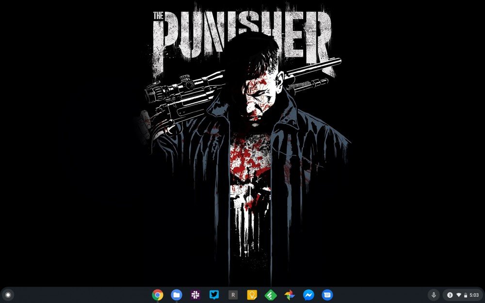 L'interface de bureau Chrome OS