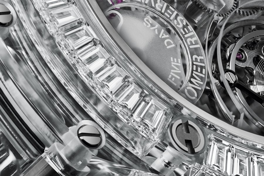 Détail de la collection de montres Hublot Sapphire