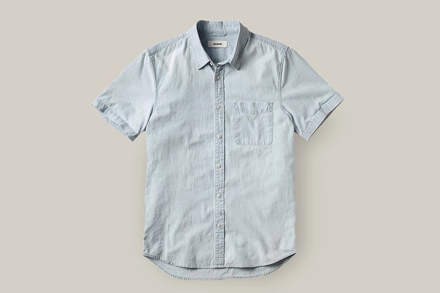 Buck Mason's New Light Denim Wash Line Shirt