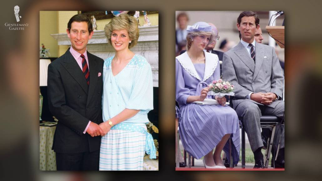 Prince Charles et feu la princesse Diana