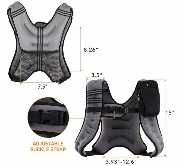 Un gilet lesté pour les débutants - Avis, force et conditionnement, VO2 Max, endurance, pliométrie, entraînement de sprint, force explosive, gilet lesté, postménopause