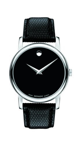 Montre Movado Museum en acier inoxydable noir