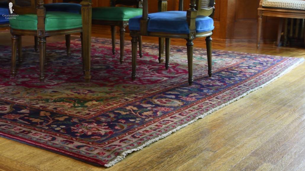 L'ajout d'un tapis oriental donnera une touche traditionnelle à votre maison.