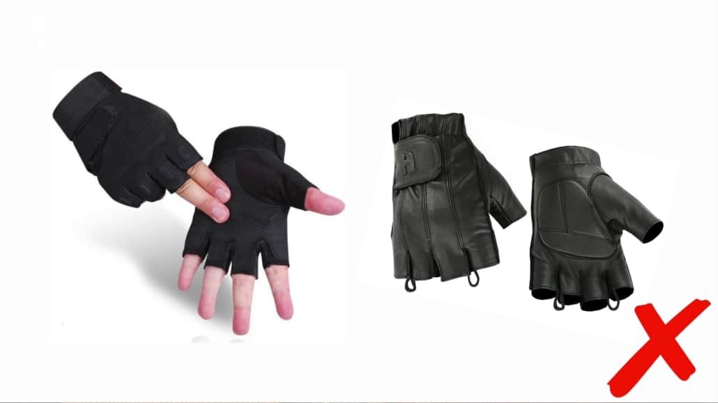 Il vaut mieux laisser les gants de conduite sans doigts seuls - surtout lorsque des alternatives plus classiques sont disponibles!