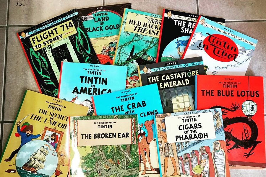 Collection de bandes dessinées vintage