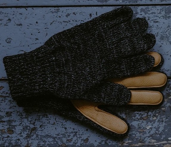 Fabriqué aux États-Unis Gants en laine Upstate Stock