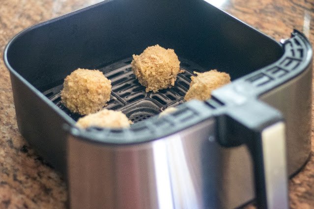 Comment faire des boules de riz au fromage à la friteuse à air!