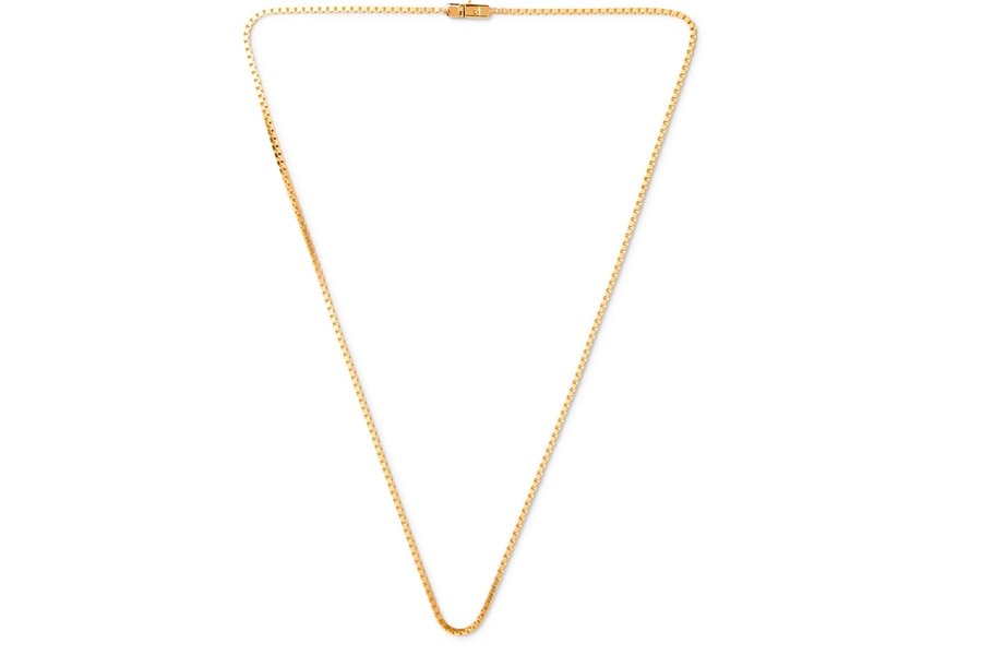 Collier chaîne plaqué or TOM WOOD