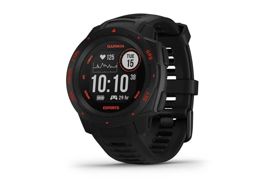 Côté Garmin Instinct Esports Edition