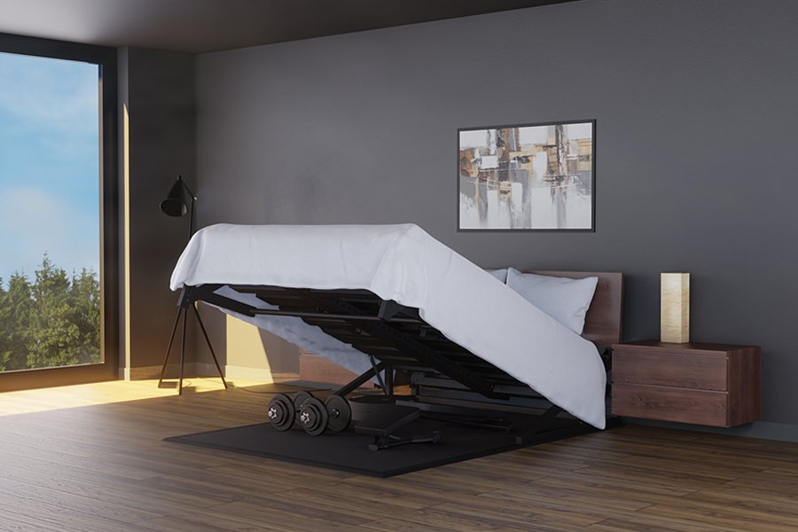 Réglage du lit pivotant Home Gym