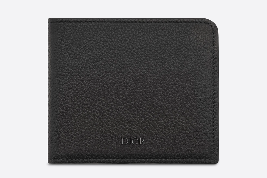 Portefeuille Dior en cuir de veau