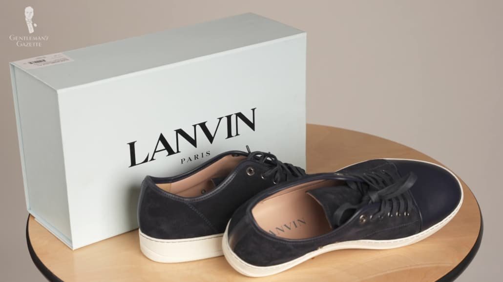 Baskets et boîte Lanvin