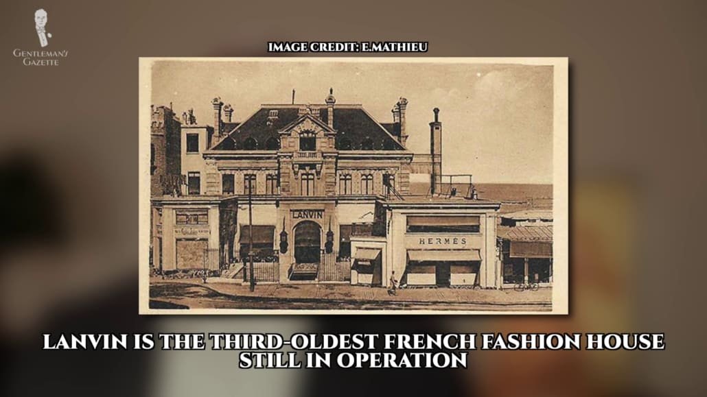 Lanvin, la troisième plus ancienne maison de couture française toujours en activité, a été fondée par Jeanne Lanvin.