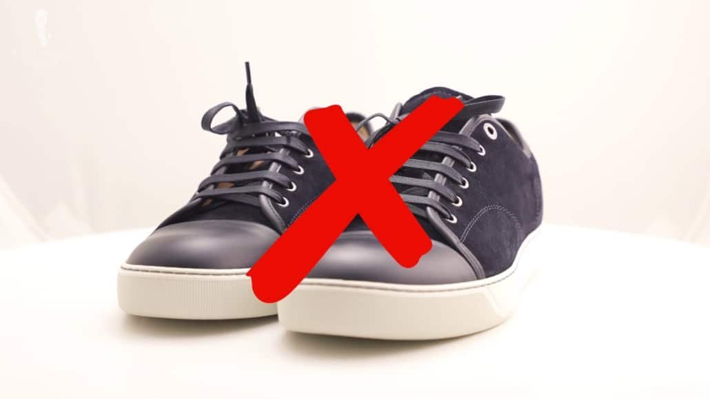 Les baskets Lanvin à notre avis: NE VAUT PAS LA VALEUR.