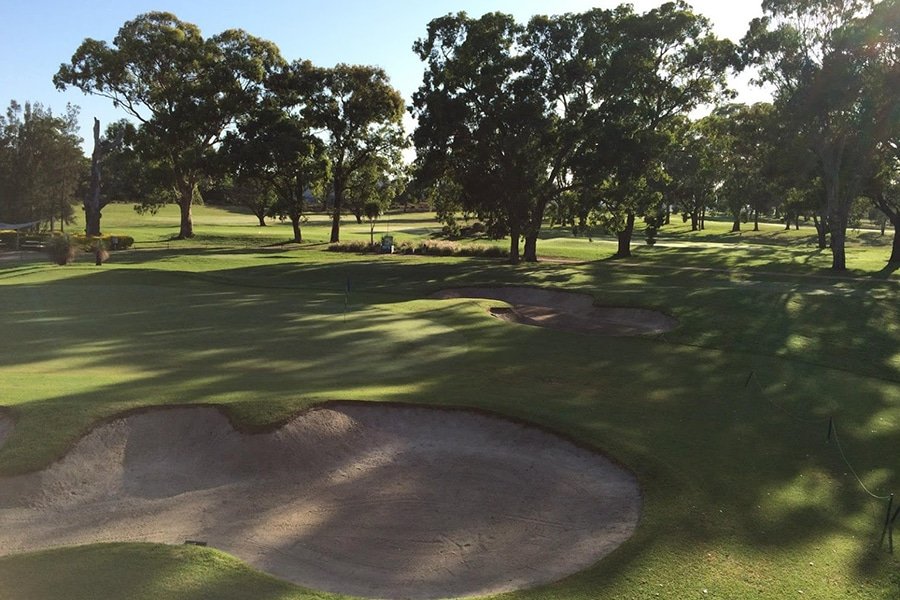   golf de georges river avec 15 baies couvertes