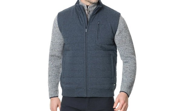 Gilet en flanelle de coton matelassé Rodd & Gunn Gould Road