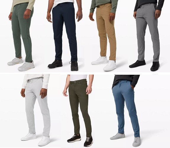 pantalons pour hommes lululemon