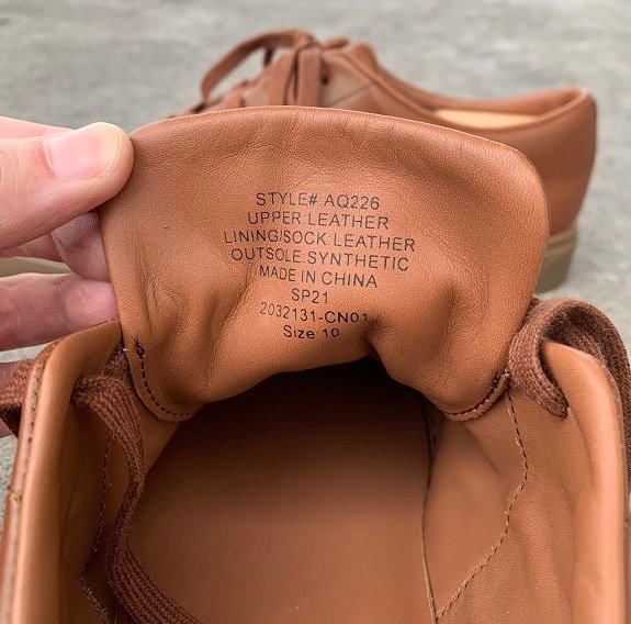 Baskets en cuir J. Crew