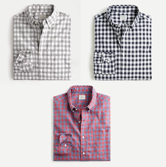 Chemise slim stretch Secret Wash en vichy coton bio