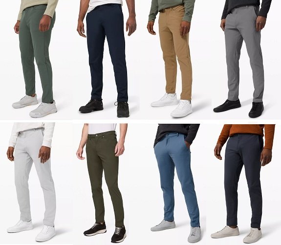 pantalons pour hommes lululemon