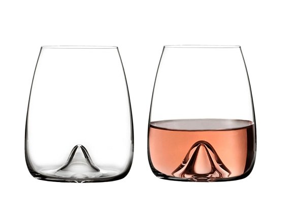 Waterford Elegance Lot de 2 verres à vin sans pied en cristal fin