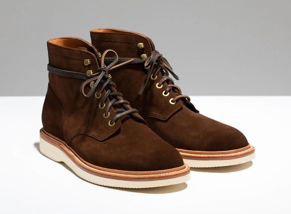 Bottes Grant Stone Diesel en daim café