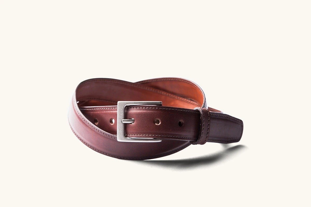 Ceinture habillée Tanner Goods en cognac