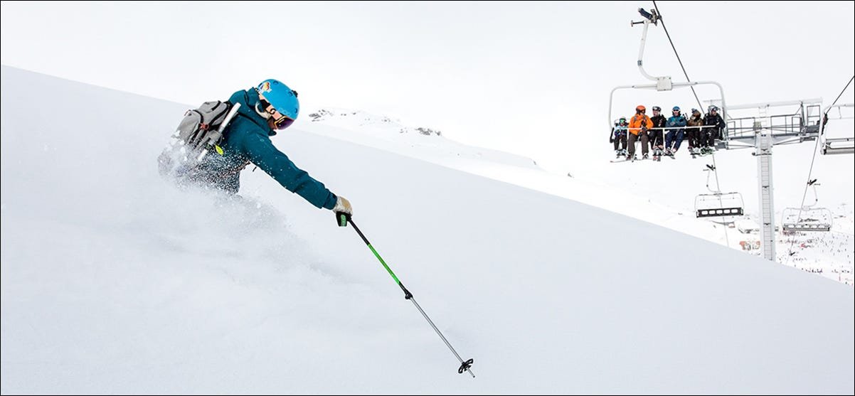 image d'aperçu montrant le skieur