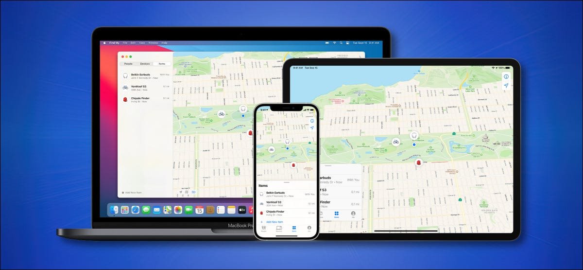 Find My Network d'Apple fonctionnant sur les appareils Apple Hero