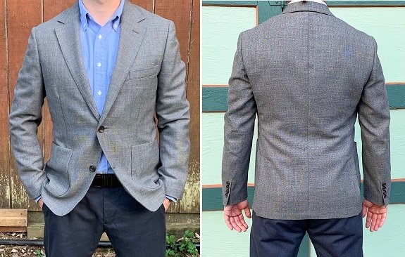 Blazer en laine italienne non confectionné The Bonobos