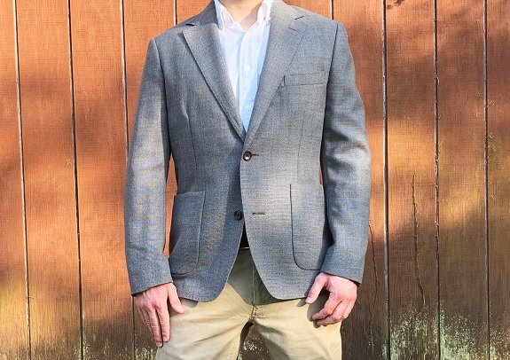 Blazer en laine italienne non confectionné The Bonobos