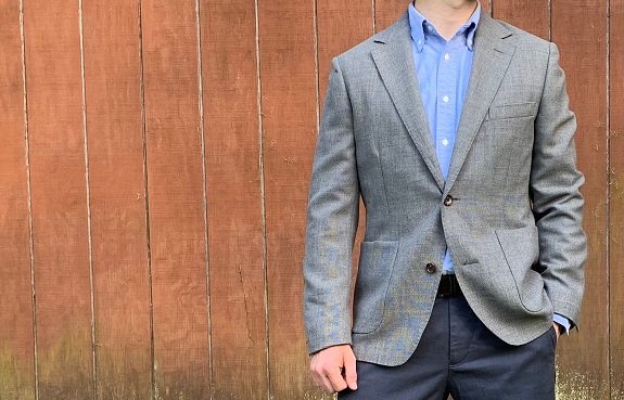 Blazer en laine italienne non confectionné The Bonobos