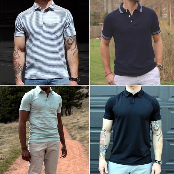 Hommes en polos