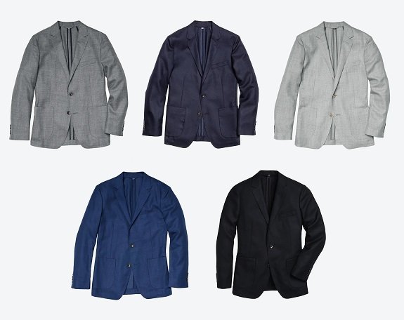 Blazer en laine italienne non confectionné The Bonobos