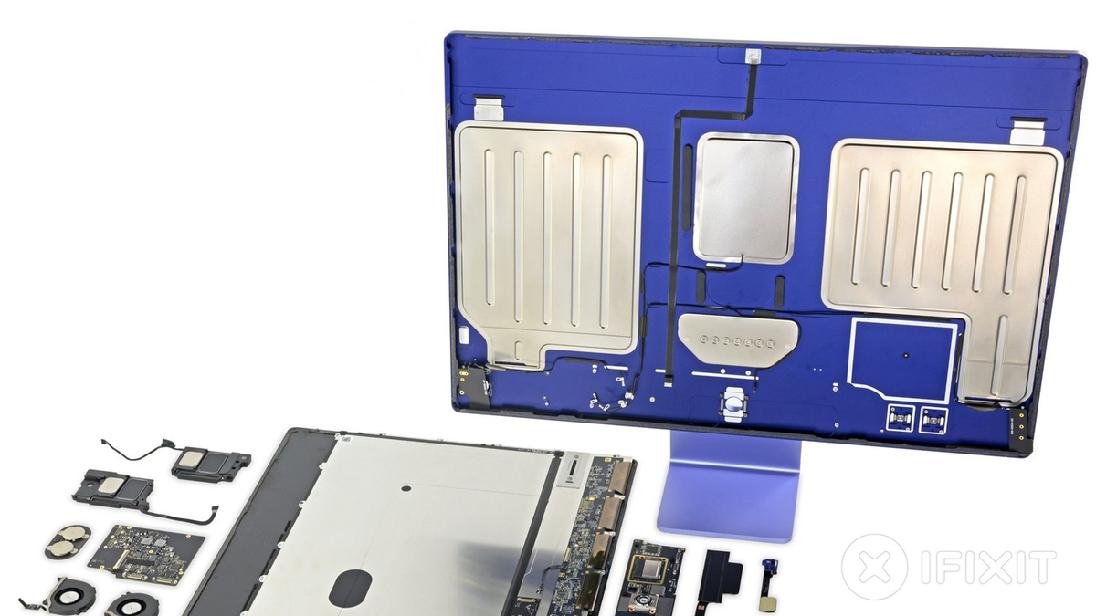 L'iMac M1 s'est épuré jusqu'à ses os.