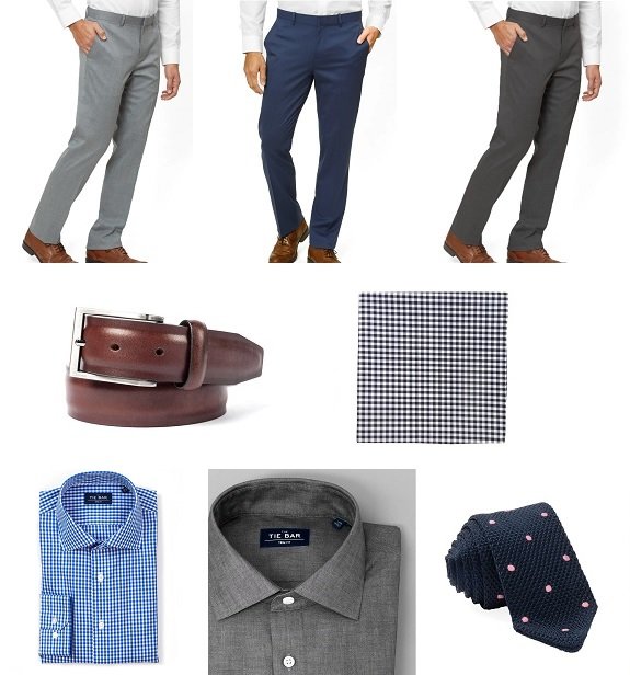 Les vêtements pour hommes de la barre à cravate