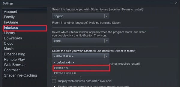 Comment sélectionner Steam Skins sur le client Steam