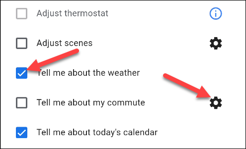 sélectionnez les actions et appuyez sur la vitesse pour les configurer